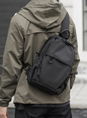 法国Cavi KIong胸包旅行包单肩斜挎包男多功能潮牌斜背包小包书包