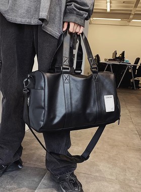 手提包男士健身包学生运动背包男款单肩包挎包旅行包女出差行李袋