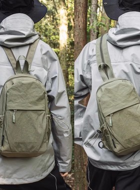 法国Cavi KIong多功能胸包男女户外旅游双肩包防水登山斜挎包单肩