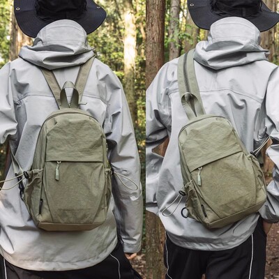 法国Cavi KIong多功能胸包男女户外旅游双肩包防水登山斜挎包单肩