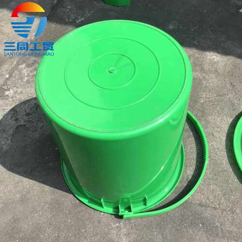 新款直销10升小圆桶15升20L带提手家用厨余圆形垃圾桶加厚带盖子