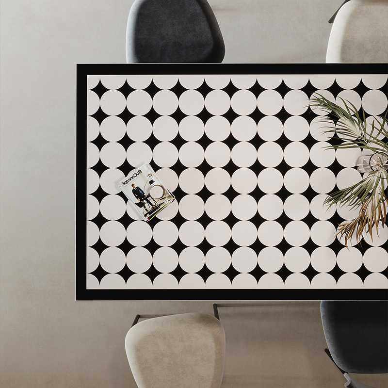 新款直销轻奢高级感黑白桌布免洗防油防水长方形皮革桌垫耐磨防滑,家装主材,花片,淘宝优惠券,粉丝福利购,淘宝优惠卷