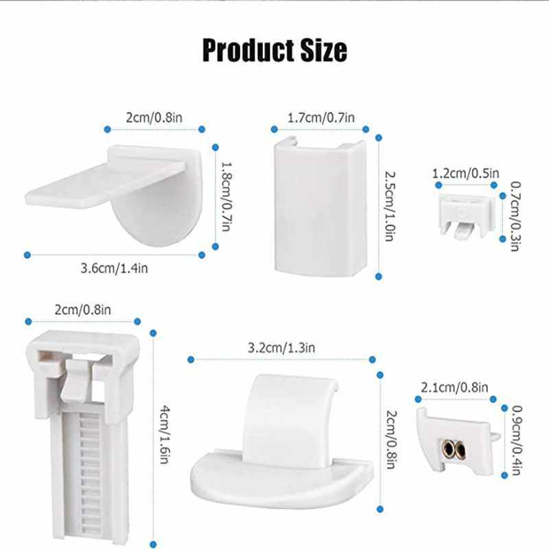 新款直销百折配20件，跨境百折帘窗帘更换损耗件 20MM百叶窗帘8,收纳整理,收纳洞洞板,淘宝优惠券,粉丝福利购,淘宝优惠卷