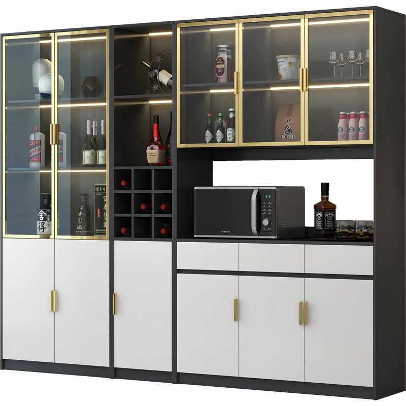 新款直销轻奢玻璃门酒柜展示柜家用客厅置物靠墙装饰柜现代简约餐,住宅家具,餐边柜,淘宝优惠券,粉丝福利购,淘宝优惠卷