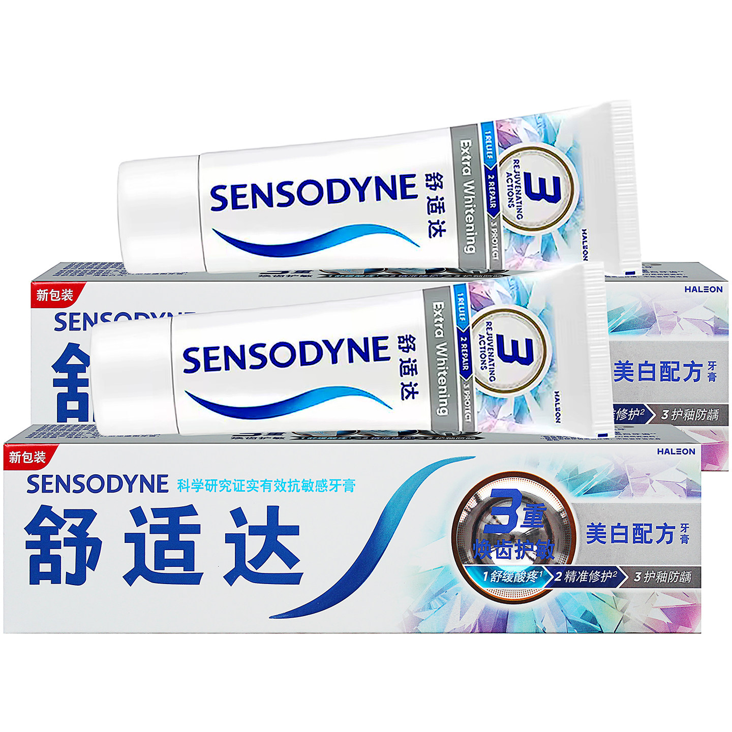舒适达牙膏焕齿护敏牙膏180克