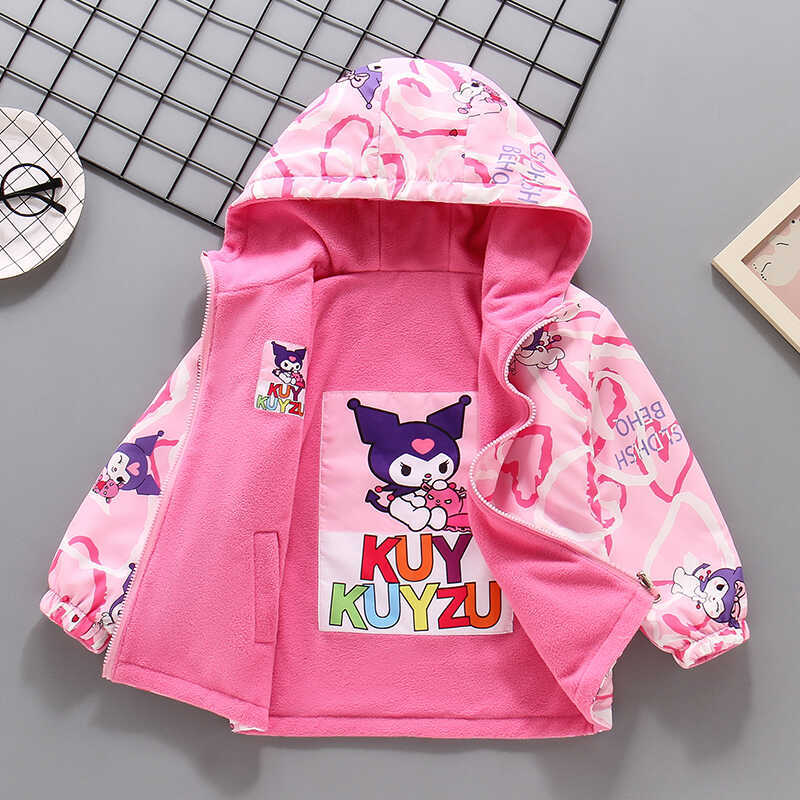 巴拉巴柆女童2025新款外套春秋款洋气童装秋装儿童双面穿冲锋衣