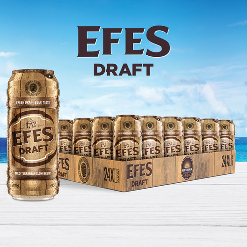 艾菲啤酒土耳其听装500ml黄efes