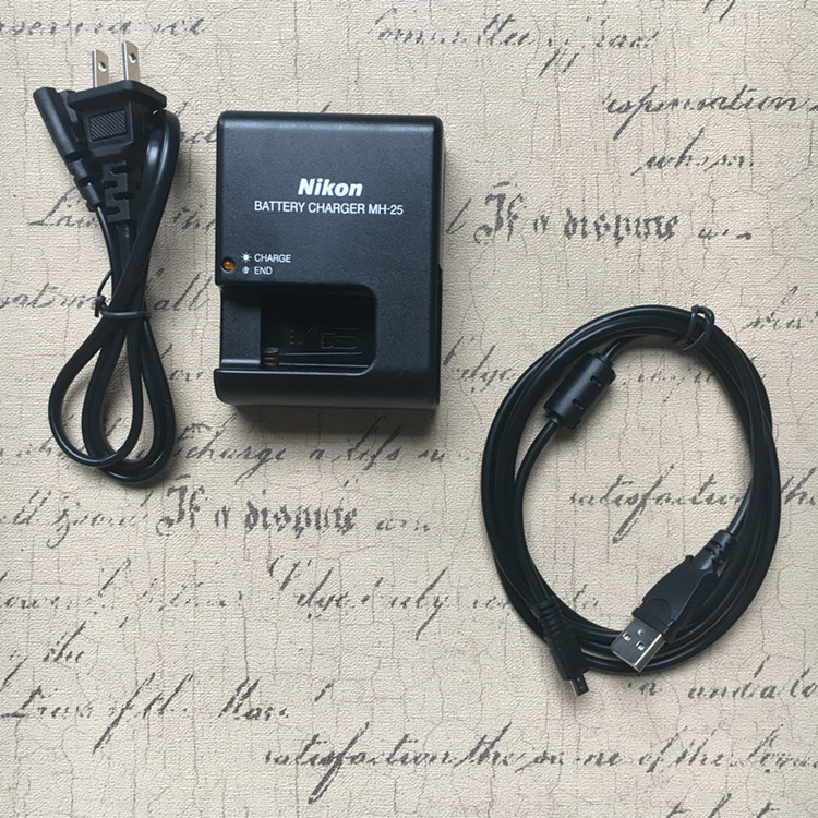 Ä῵ V1 D7100 D7200µ¥·´Ïà»úÅä¼þÊý¾ÝÏß+EN-EL15³äµçÆ÷MH-25
