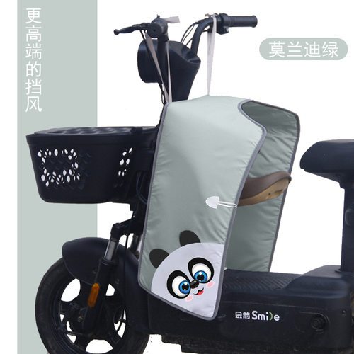 【亲子电动车挡风被四季防风】