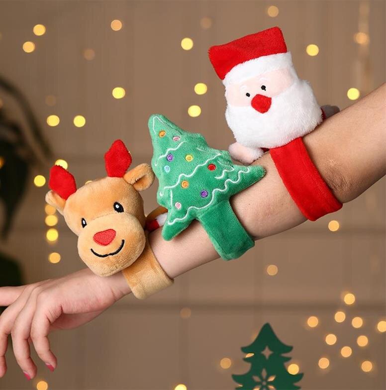 christmas decoration gift doll elk clap ring bracelet