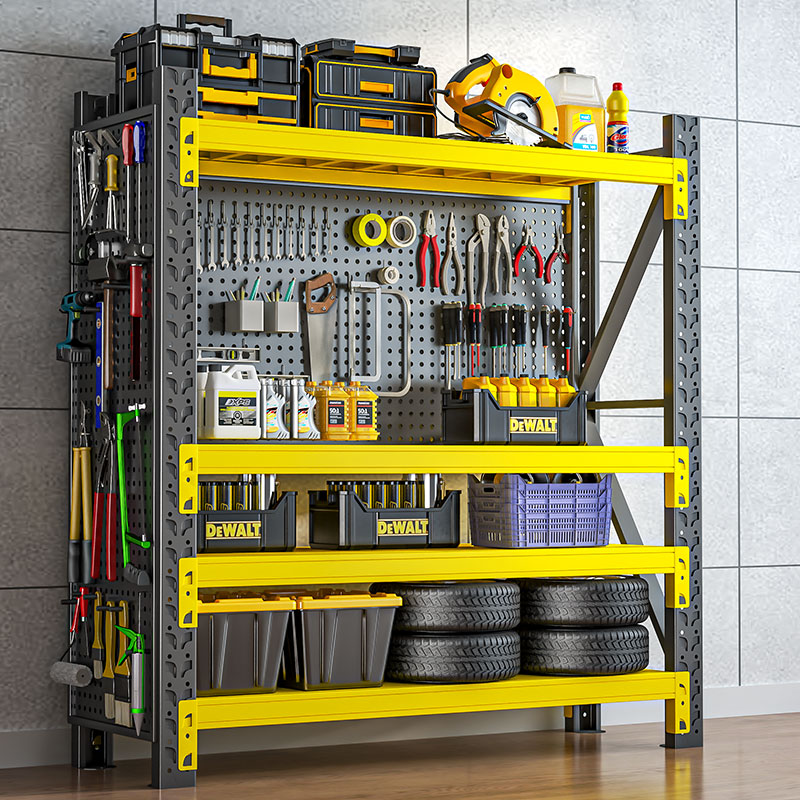 仓储货架仓库工具架地下室收纳层架重型置物架快递展示架阳台置物