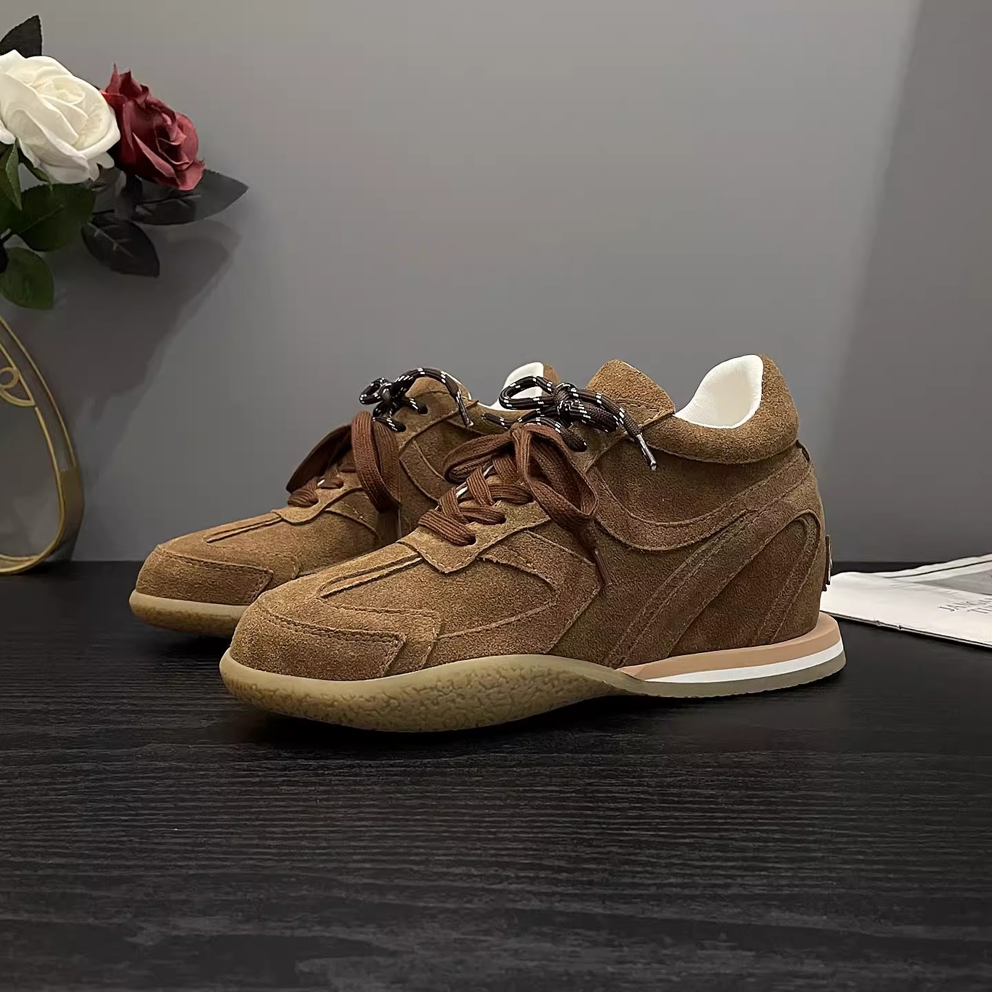 小个子休闲运动鞋女2025秋冬新款