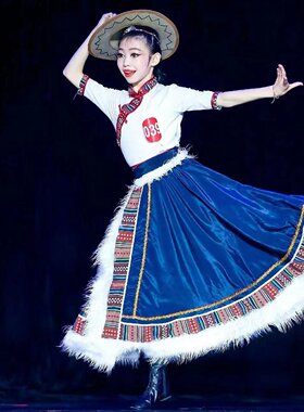 六一儿童藏族舞蹈演出服