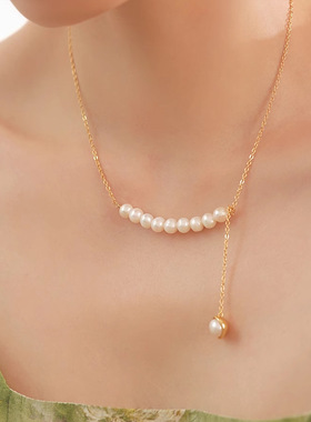 s尚美伯爵天然淡水珍珠吊