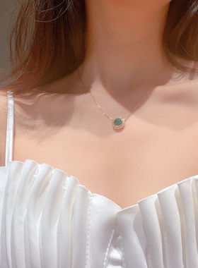 尚美伯爵 POSSESSION项链 18K金镶钻时来运转锁骨链 转运珠女礼物