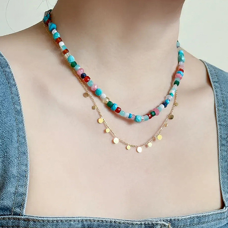 s尚美伯爵天然彩色宝石串