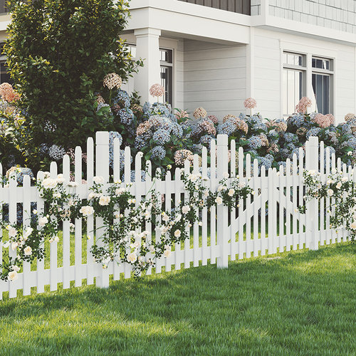 庭院围墙围栏草坪护栏防腐木栅栏