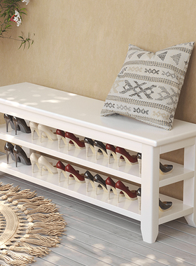 别墅户外换鞋凳室外入户门外鞋柜可坐楼道休息白色凳子进门穿鞋凳