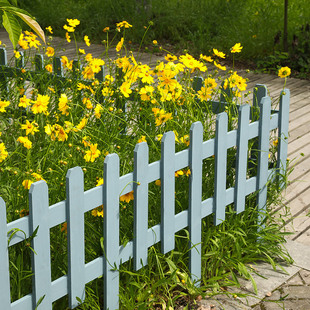 户外花园防腐木栅栏庭院草坪菜园护栏围栏室外院子花坛实木小篱笆
