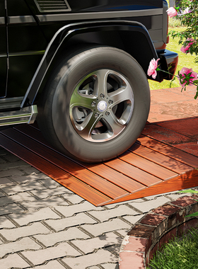 门口楼梯汽车上台阶斜坡板防滑电动车爬坡垫实心家用马路牙子神器