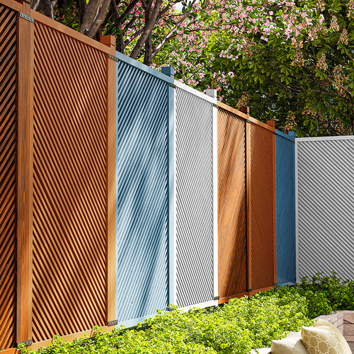 防腐木围栏屏风户外实木隔断护栏