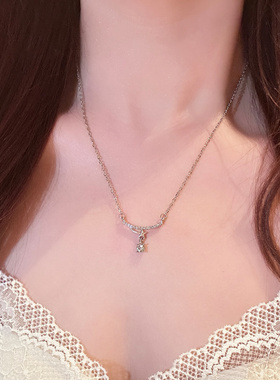 小红缇jewelry 许愿星项链法式高级感轻奢锁骨链纯银简约颈链配饰