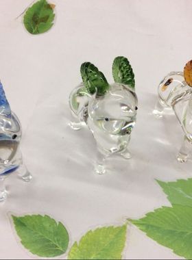 三羊开泰摆件办公室桌客厅电视柜装饰品招财玻璃工艺品生日礼品