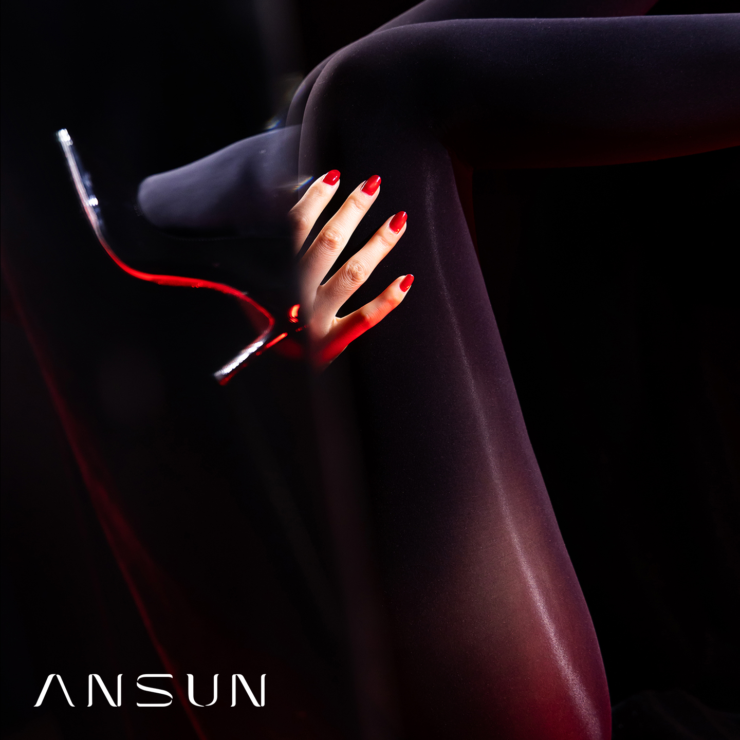 安幸「墨镜」60D厚黑丝绒纺油亮