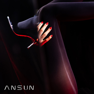 安幸「墨镜」60D厚黑丝绒纺油亮高密无缝裆连裤丝袜黑丝女打底袜