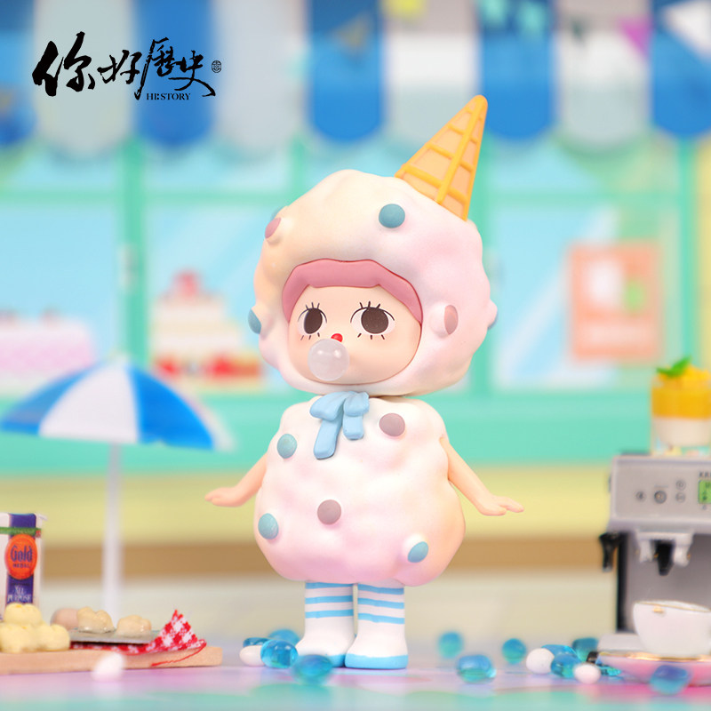 你好历史 bobbi甜心派对系列盲盒sweet娃娃手办车载糖果桌面摆件