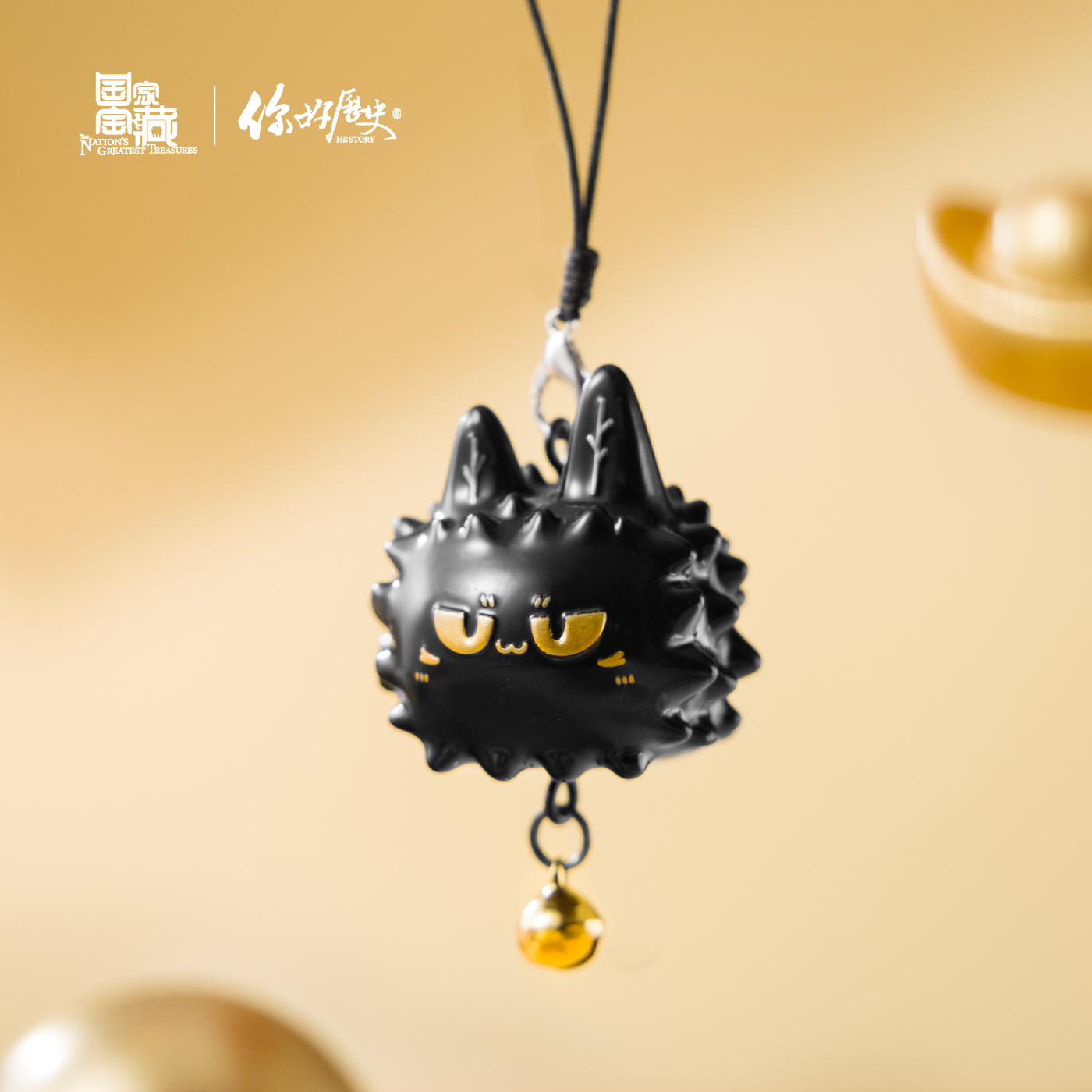 你好历史富贵狸猫立体挂件