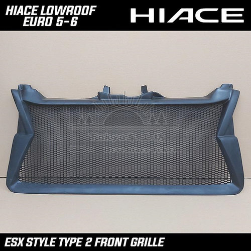 适用于hiace200系 丰田海狮 VAN仔 14-2018essex同款中网 鬼面