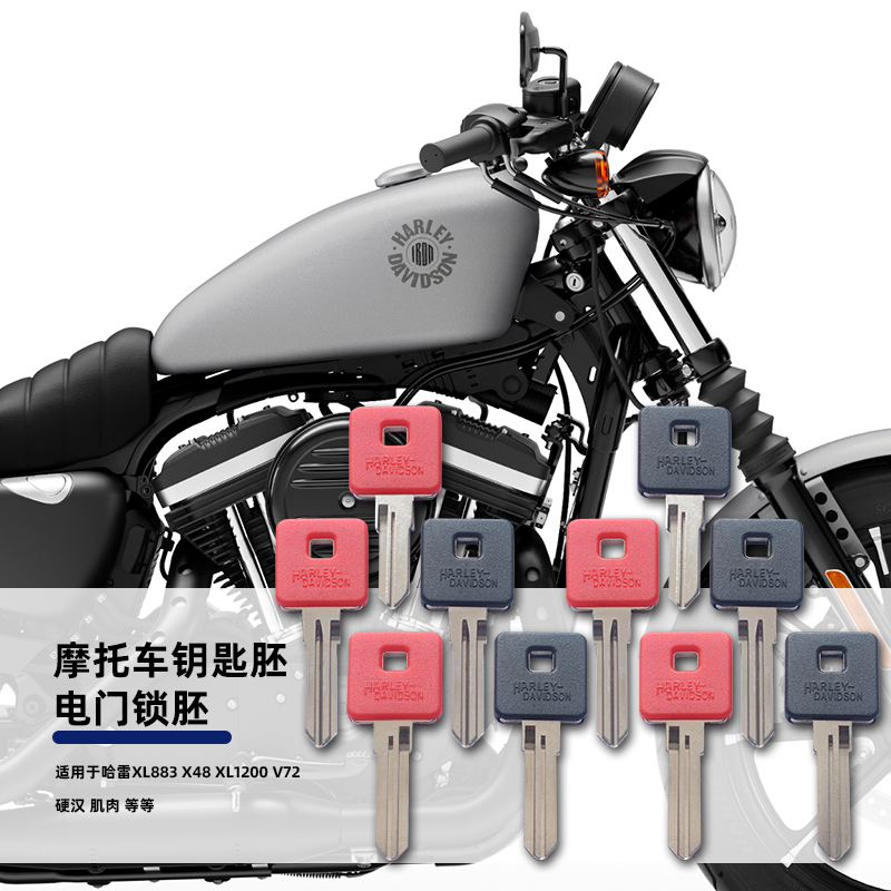 哈雷XL883N/L/R/XL1200/X48钥匙