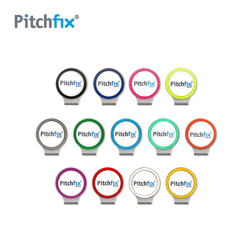 Pitchfix高尔夫马克mark金属帽夹球位标 make马克球帽帽夹