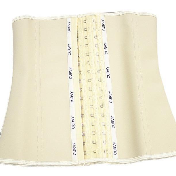 跨境天然乳胶根钢骨女子运动健身束腰封产后收腹带升级排扣