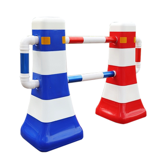 塑料隔离墩红白蓝色警示柱蘑菇墩反光水马防撞桶护栏围档交通设施