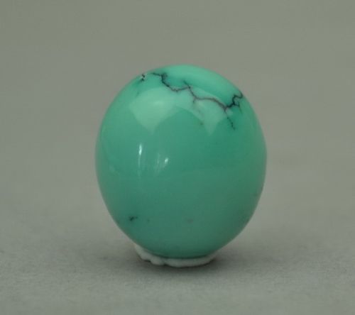 松石苑  原矿绿松石戒面  戒指  镶嵌（3克）