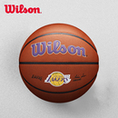 Wilson威尔胜威尔逊篮球NBA比赛耐磨室内外7号蓝球WTB3100湖人队