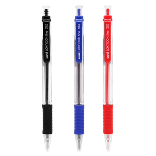 日本三菱圆珠笔SN101圆珠笔套装0.5按擎式中油原子笔SN-100/SN101三菱Laknock 0.7mm按动圆珠笔SA7CN圆珠笔芯