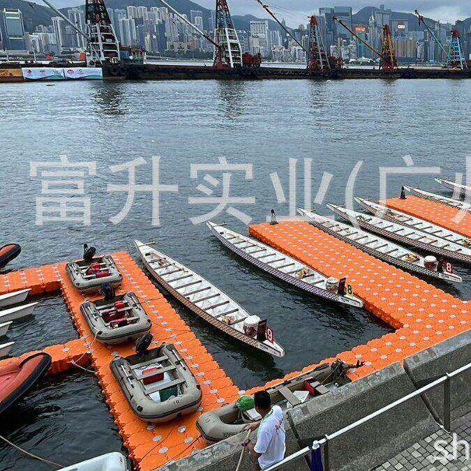 专业龙舟赛帆船比赛水上浮筒租赁码头搭建厂家安全稳固全国配