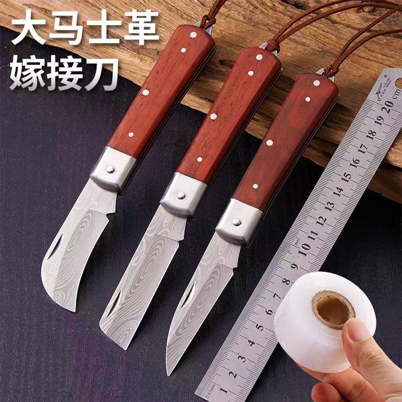 折叠嫁接刀芽接专用刀果树专用嫁接刀随身便携小刀园林修剪嫁接刀