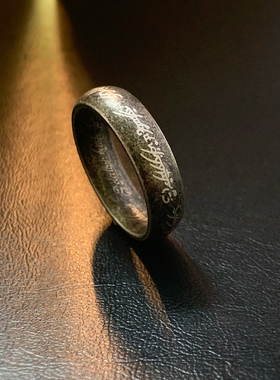 至尊魔戒-权戒古法钛钢戒指男潮