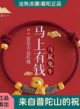 普陀山S999足银马上有钱手链