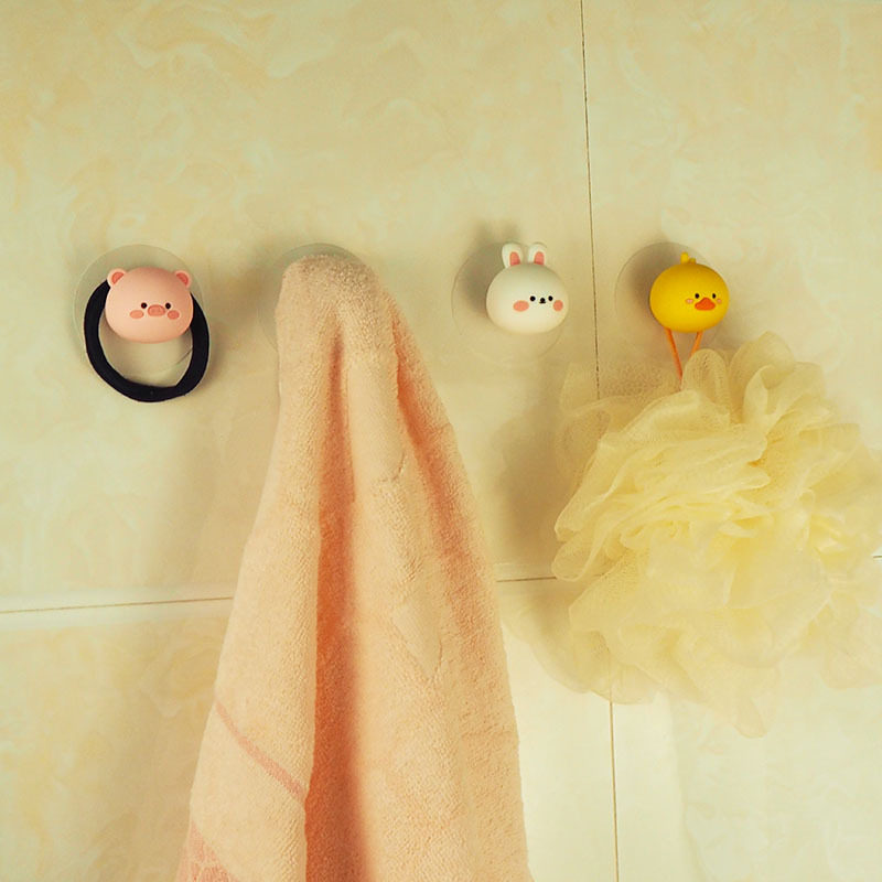 卡通挂钩强力粘胶家用防撞免打孔贴钩无痕轻奢贴墙上自粘可爱粘钩,收纳整理,挂钩/粘钩,淘宝优惠券,粉丝福利购,淘宝优惠卷