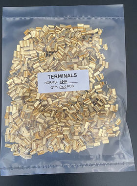 1000只铜扣DJ-454A并线扣接线端子电线连接器冷压压线扣中间接头