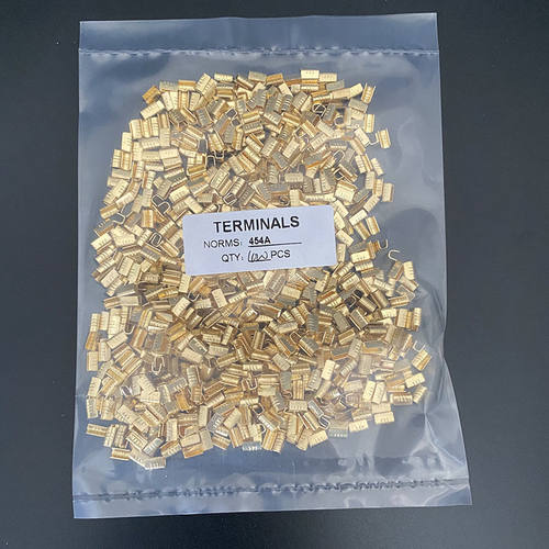 1000只铜扣DJ-454A并线扣接线端子电线连接器冷压压线扣中间接头