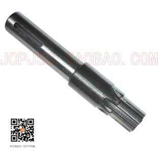 机床配件X8126工具铣床配件 皮带轮轴 花键轴长180/6-25-6机床铣