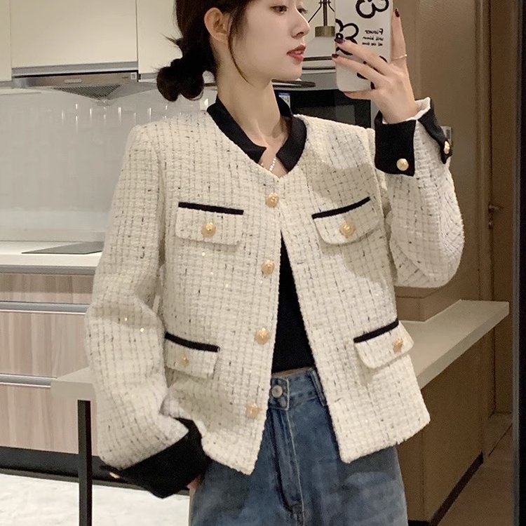 法式小香风外套女2023年