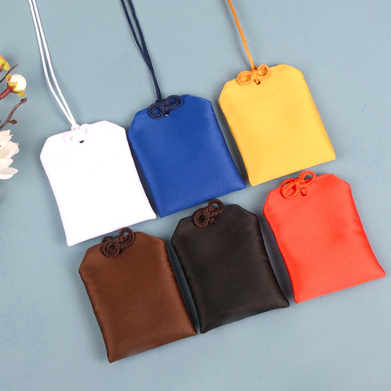 端午节香包纯色平安符袋御守福袋刺绣香囊袋挂件平安符袋空袋香袋