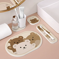 Три медведя сатиссовая грязь Suzable Paring Hand Cushion Cashion Catalog Dttyle Earth Box Box нижняя денежная каталог наличные деньги